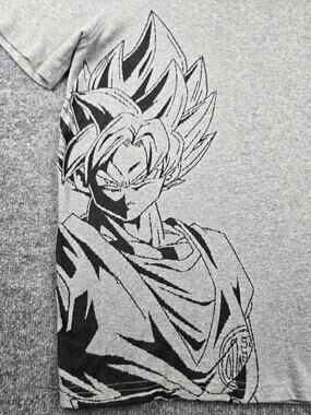 Primitive Dragon Ball Super Goku Graphic T Shirt Mens Large Gray #641